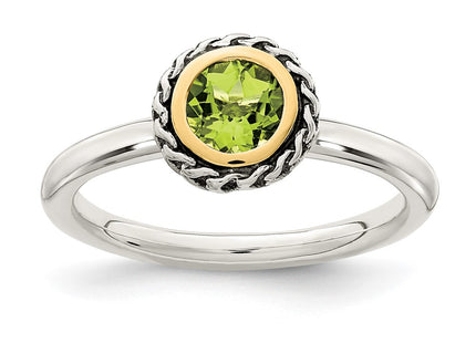 14k/Silver Two-Tone Rings Style QTC1659 - Classique Jewelry Inc.