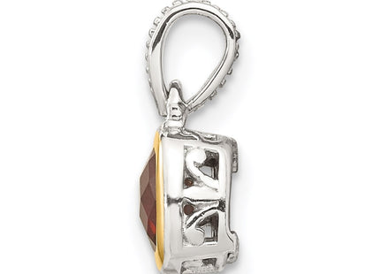 14k/Silver Two-Tone Pendants Style QTC1696 - Classique Jewelry Inc.