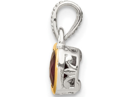 14k/Silver Two-Tone Pendants Style QTC1697 - Classique Jewelry Inc.