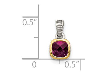 14k/Silver Two-Tone Pendants Style QTC1697 - Classique Jewelry Inc.