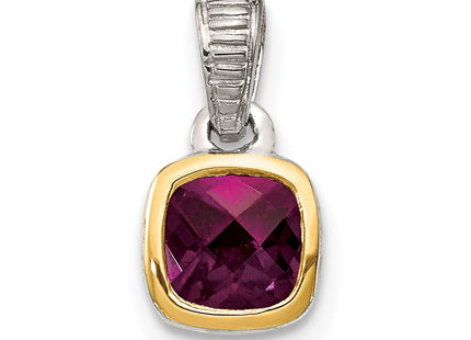 14k/Silver Two-Tone Pendants Style QTC1697 - Classique Jewelry Inc.