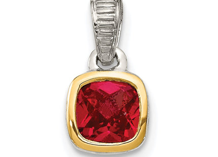 14k/Silver Two-Tone Pendants Style QTC1698 - Classique Jewelry Inc.