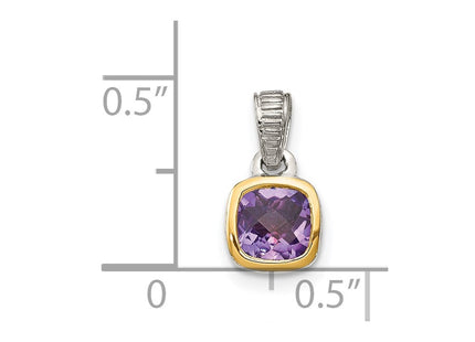 14k/Silver Two-Tone Pendants Style QTC1699 - Classique Jewelry Inc.
