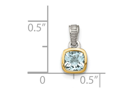14k/Silver Two-Tone Pendants Style QTC1700 - Classique Jewelry Inc.