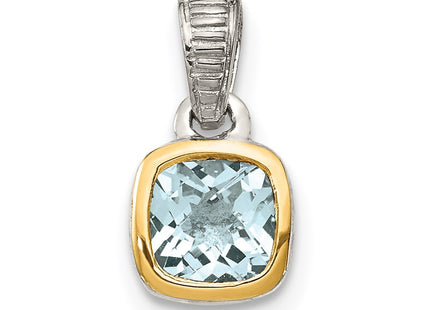 14k/Silver Two-Tone Pendants Style QTC1700 - Classique Jewelry Inc.
