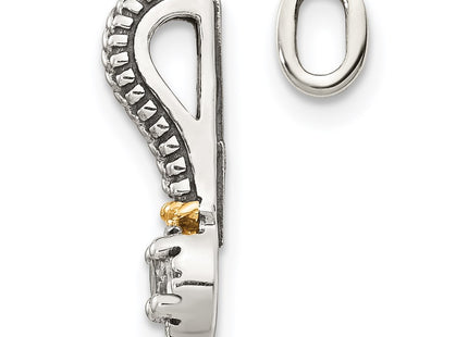 14k/Silver Two-Tone Pendants Style QTC1703 - Classique Jewelry Inc.