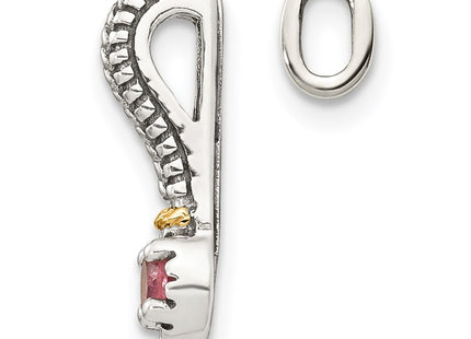 14k/Silver Two-Tone Pendants Style QTC1704 - Classique Jewelry Inc.