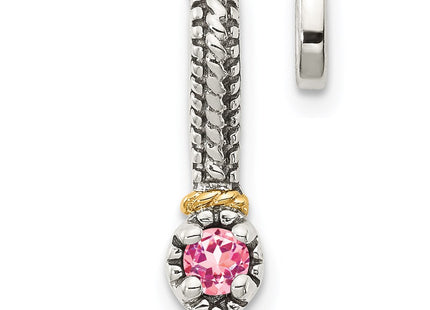 14k/Silver Two-Tone Pendants Style QTC1704 - Classique Jewelry Inc.