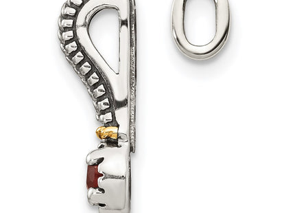14k/Silver Two-Tone Pendants Style QTC1705 - Classique Jewelry Inc.