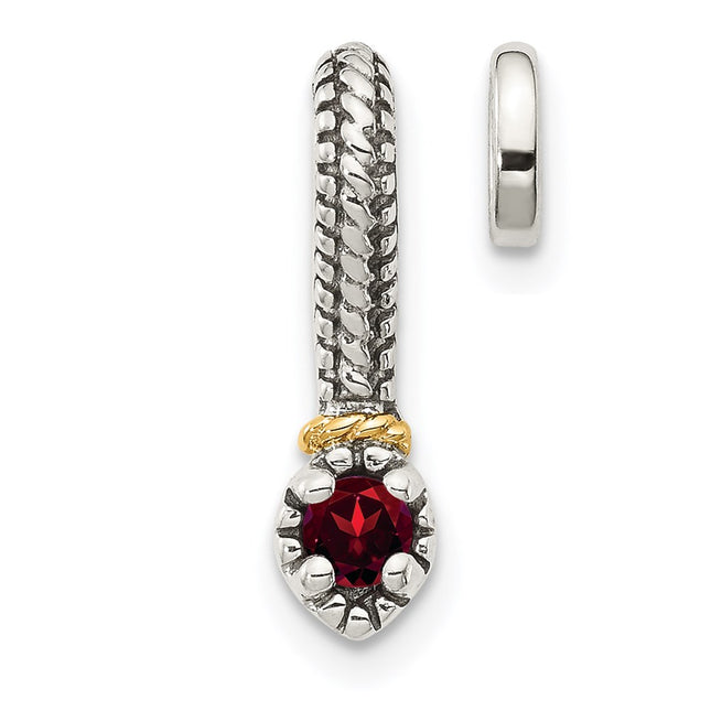 14k/Silver Two-Tone Pendants Style QTC1705 - Classique Jewelry Inc.