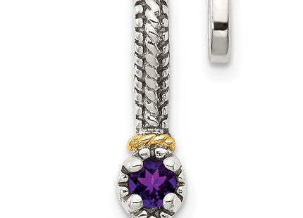 14k/Silver Two-Tone Pendants Style QTC1706 - Classique Jewelry Inc.