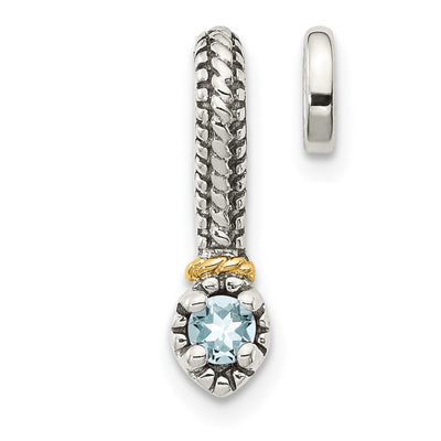 Sterling silver aquamarine chain