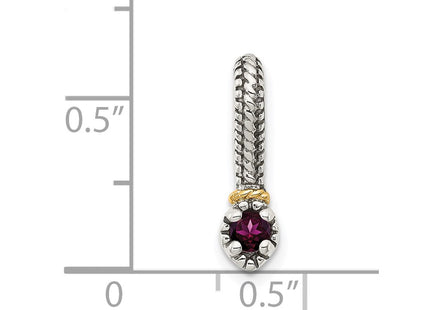 14k/Silver Two-Tone Pendants Style QTC1708 - Classique Jewelry Inc.