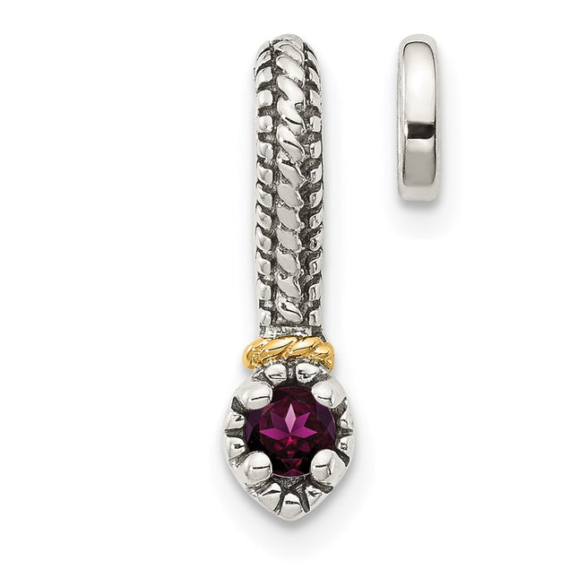14k/Silver Two-Tone Pendants Style QTC1708 - Classique Jewelry Inc.