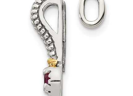14k/Silver Two-Tone Pendants Style QTC1709 - Classique Jewelry Inc.