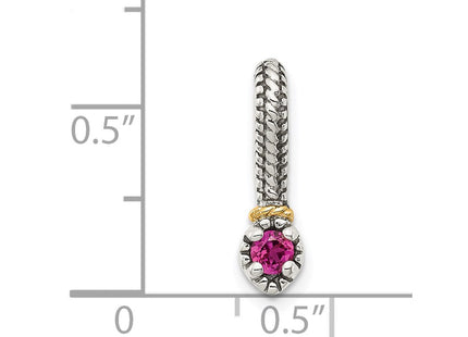 14k/Silver Two-Tone Pendants Style QTC1709 - Classique Jewelry Inc.