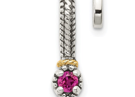 14k/Silver Two-Tone Pendants Style QTC1709 - Classique Jewelry Inc.