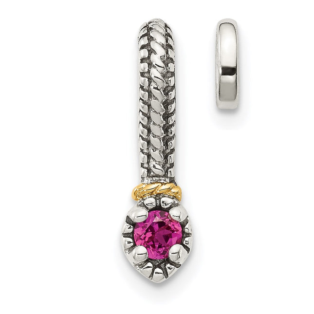 14k/Silver Two-Tone Pendants Style QTC1709 - Classique Jewelry Inc.