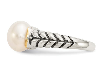 14k/Silver Two-Tone Rings Style QTC171 - Classique Jewelry Inc.