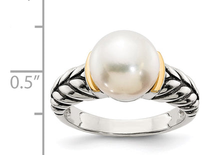 14k/Silver Two-Tone Rings Style QTC171 - Classique Jewelry Inc.