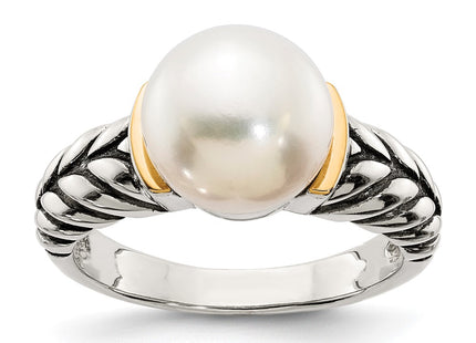 14k/Silver Two-Tone Rings Style QTC171 - Classique Jewelry Inc.