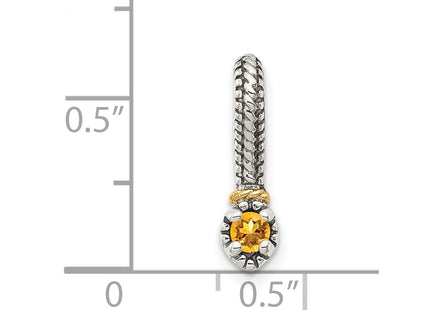 14k/Silver Two-Tone Pendants Style QTC1710 - Classique Jewelry Inc.