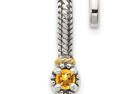 14k/Silver Two-Tone Pendants Style QTC1710 - Classique Jewelry Inc.