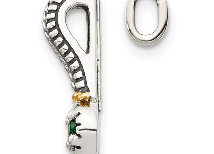14k/Silver Two-Tone Pendants Style QTC1712 - Classique Jewelry Inc.