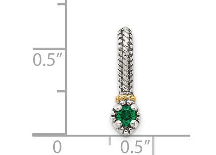 14k/Silver Two-Tone Pendants Style QTC1712 - Classique Jewelry Inc.