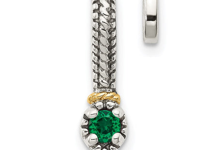 14k/Silver Two-Tone Pendants Style QTC1712 - Classique Jewelry Inc.
