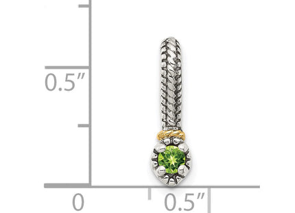 14k/Silver Two-Tone Pendants Style QTC1713 - Classique Jewelry Inc.