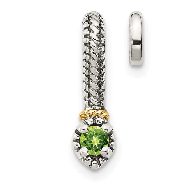 14k/Silver Two-Tone Pendants Style QTC1713 - Classique Jewelry Inc.