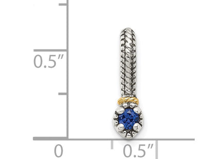 14k/Silver Two-Tone Pendants Style QTC1714 - Classique Jewelry Inc.