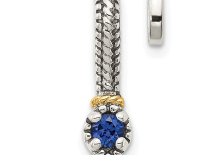 14k/Silver Two-Tone Pendants Style QTC1714 - Classique Jewelry Inc.