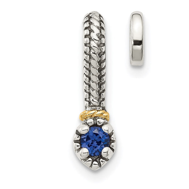 14k/Silver Two-Tone Pendants Style QTC1714 - Classique Jewelry Inc.