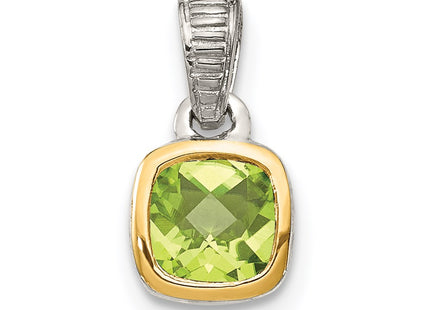 14k/Silver Two-Tone Pendants Style QTC1718 - Classique Jewelry Inc.