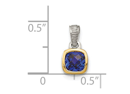 14k/Silver Two-Tone Pendants Style QTC1719 - Classique Jewelry Inc.