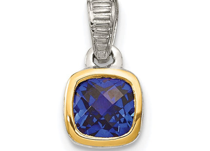 14k/Silver Two-Tone Pendants Style QTC1719 - Classique Jewelry Inc.