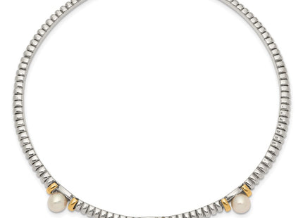 14k/Silver Two-Tone Bracelets Style QTC172 - Classique Jewelry Inc.