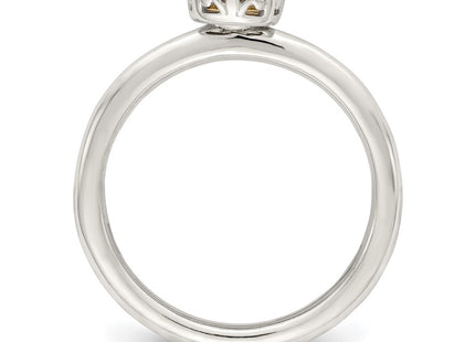 14k/Silver Two-Tone Rings Style QTC1720 - Classique Jewelry Inc.