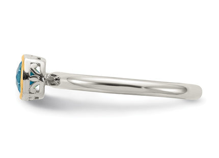 14k/Silver Two-Tone Rings Style QTC1721 - Classique Jewelry Inc.