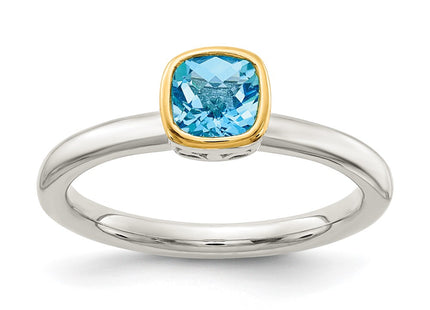 14k/Silver Two-Tone Rings Style QTC1721 - Classique Jewelry Inc.
