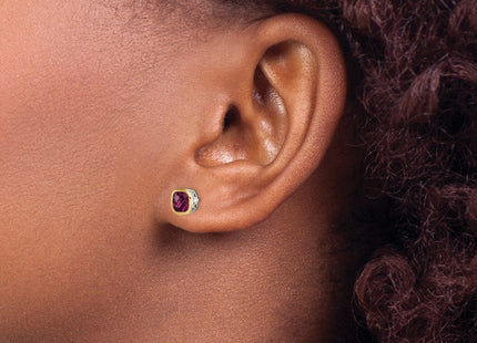 14k/Silver Two-Tone Earrings Style QTC1723 - Classique Jewelry Inc.