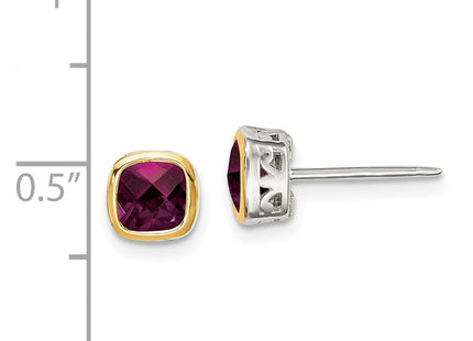 14k/Silver Two-Tone Earrings Style QTC1723 - Classique Jewelry Inc.