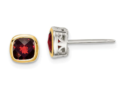 14k/Silver Two-Tone Earrings Style QTC1724 - Classique Jewelry Inc.