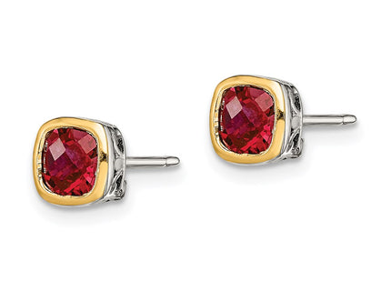 14k/Silver Two-Tone Earrings Style QTC1730 - Classique Jewelry Inc.