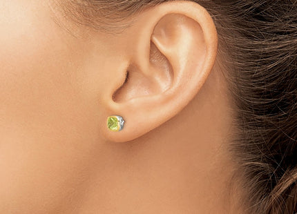 14k/Silver Two-Tone Earrings Style QTC1731 - Classique Jewelry Inc.