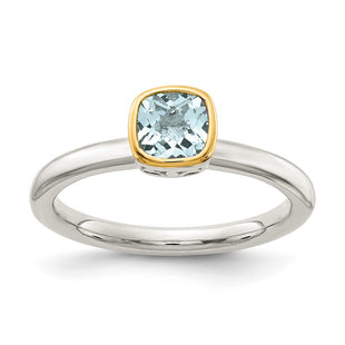 14k/Silver Two-Tone Rings Style QTC1734 - Classique Jewelry Inc.