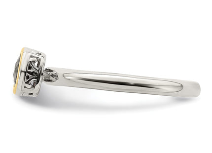 14k/Silver Two-Tone Rings Style QTC1738 - Classique Jewelry Inc.