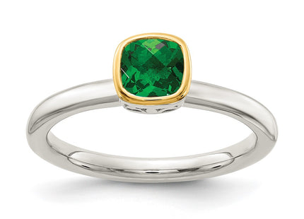 14k/Silver Two-Tone Rings Style QTC1740 - Classique Jewelry Inc.
